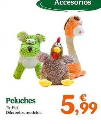 TiendAnimal Peluches tk-pet diferentes modelos oferta
