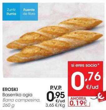 Eroski Eroski barra campesina oferta