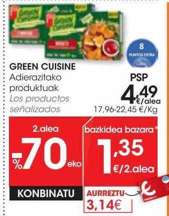 Eroski Green cuisine oferta