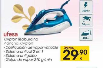Eroski Ufesa plancha krypton oferta