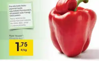 Eroski Pimiento feo oferta