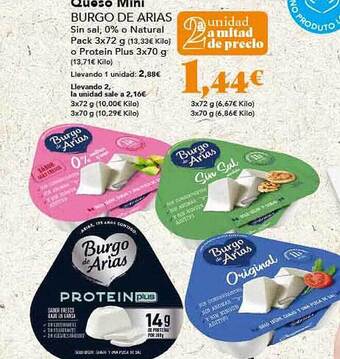 Gadis Queso mini burgo de arias oferta