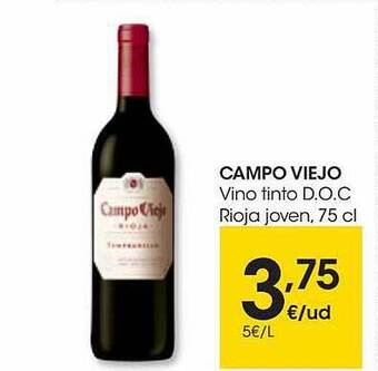 Eroski Campo viejo vino tinto d.o.c. rioja joven oferta