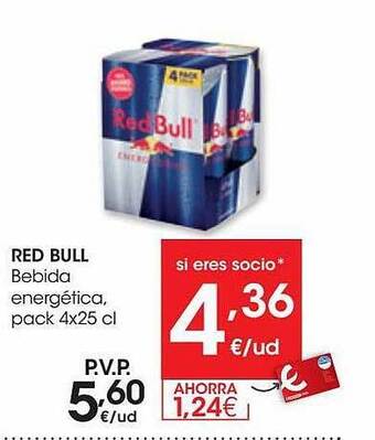 Eroski Red bull bebida energética oferta