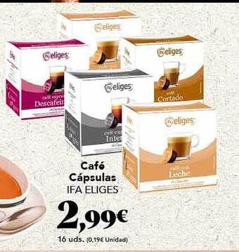 Gadis Café cápsulas ifa eliges oferta