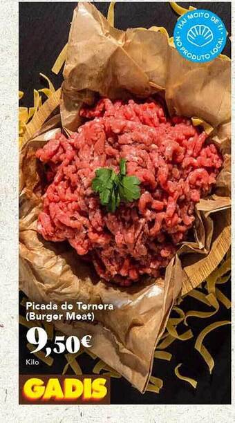 Gadis Picada de ternera (burger meat) oferta