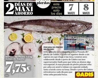 Gadis Merluza del pincho 1-2 kg oferta