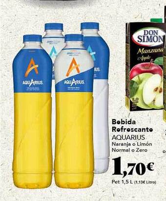 Gadis Bebida refrescante aquarius oferta