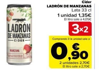 Carrefour Cider Ladron de Manzanas oferta