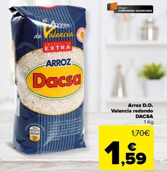 Carrefour Arroz D.O Valencia redondo Dacsa oferta