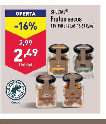 ALDI Frutos secos oferta