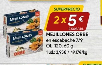 Minymas Mejillones orbe oferta