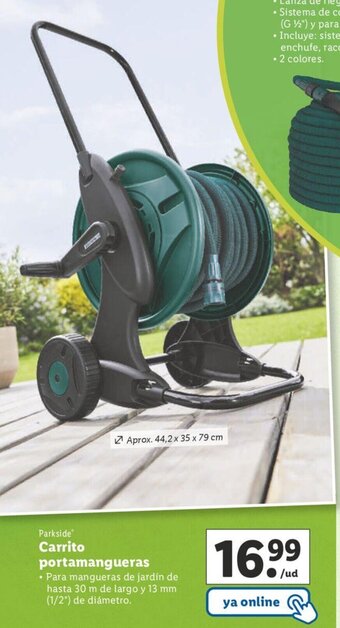 Lidl Carrito portamangueras oferta