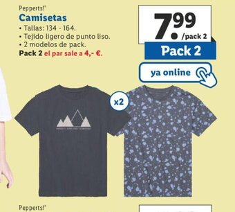Lidl Camisetas oferta