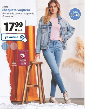 Lidl Chaqueta vaquera oferta