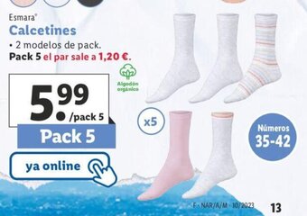 Lidl Calcetines oferta