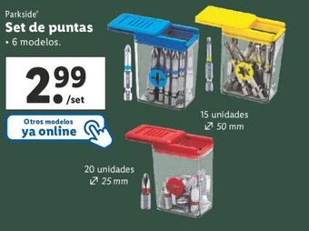 Lidl Set de puntas oferta