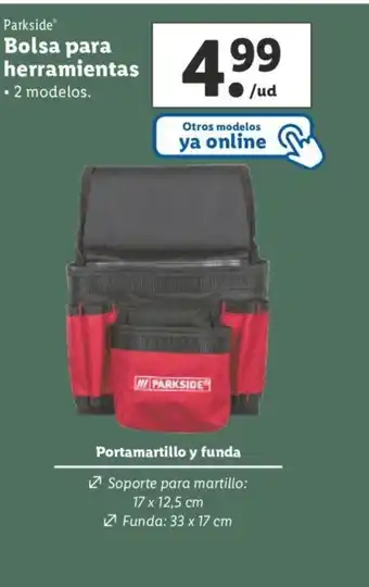 Lidl Bolsa para herramientas oferta