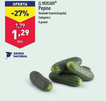 ALDI Pepino oferta
