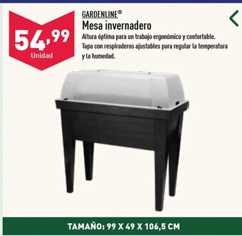 ALDI Mesa invernadero oferta