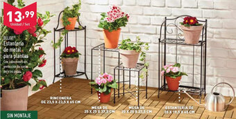 ALDI Estantería de metal para plantas oferta