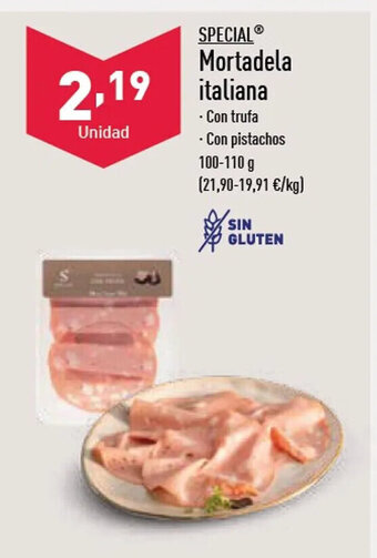 ALDI Mortadela italiana oferta