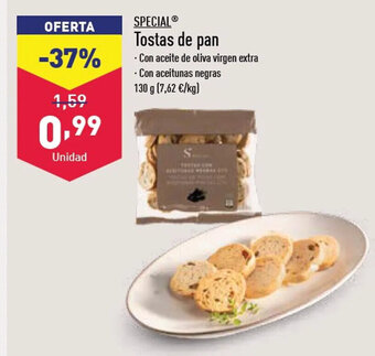 ALDI Tostas de pan oferta