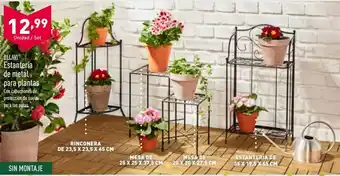 ALDI Estantería de metal para plantas oferta