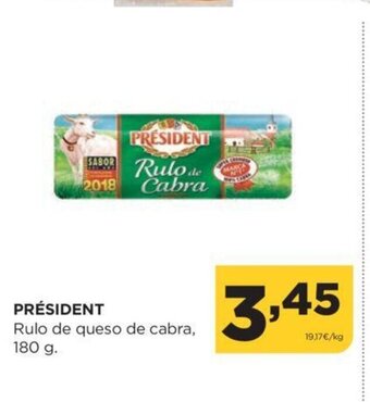 Alimerka Président Rulo De queso de Cabra, 180g oferta