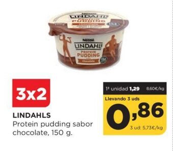 Alimerka Lindahls Protein Pudding Sabor Chocolate 150g oferta