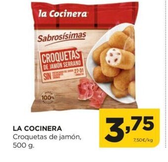 Alimerka La Cocinera Croquetas De Jamón 500 g oferta