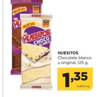 Alimerka Huesitos Chocolate Blanco u Original 125 g oferta
