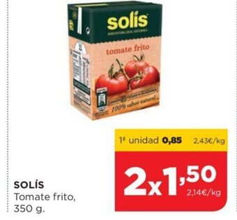 Alimerka Solís Tomate frito 350 g oferta