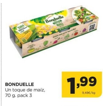 Alimerka Bonduelle Un Toque de Maíz 70 g pack 3 oferta
