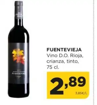 Alimerka Fuentevieja vino D.O Rioja crianza tinto 75cl oferta