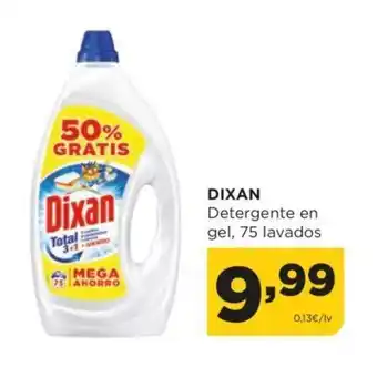 Alimerka Dixan detergente en gel 75 lavados oferta