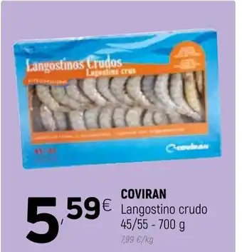 Coviran Coviran Langostino crudo 45/55 - 700 g oferta