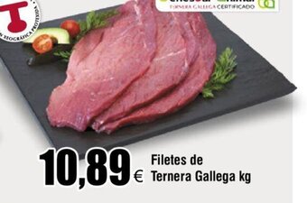 FROIZ Filetes de ternera gallega kg oferta