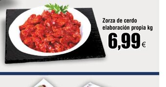 FROIZ Zorza de cerdo elaboración propia oferta