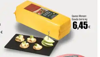 FROIZ Queso monarc gouda barra oferta