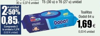 FROIZ Toallitas dodot oferta