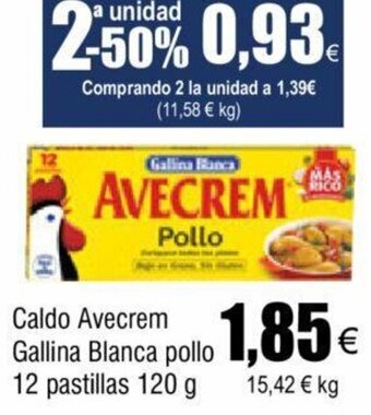 FROIZ Caldo avecrem gallina blanca pollo oferta