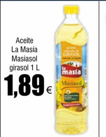 FROIZ Aceite la masia masiasol girasol 1L oferta