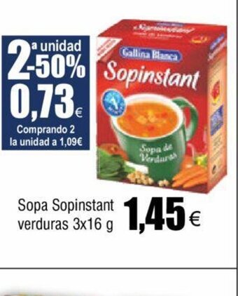 FROIZ Sopa sopinstant verduras oferta