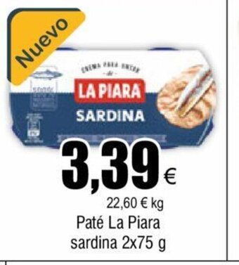 FROIZ Pate la piara sardina oferta