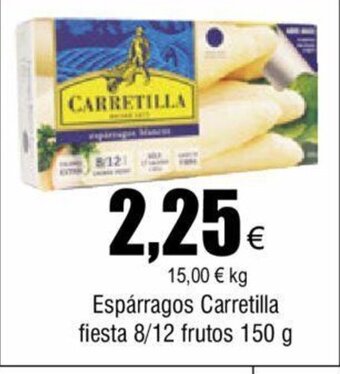 FROIZ Espárragos carretilla fiesta 8/12 frutos oferta