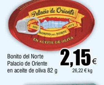 FROIZ Bonito del norte palacio de oriente en aceite de oliva oferta