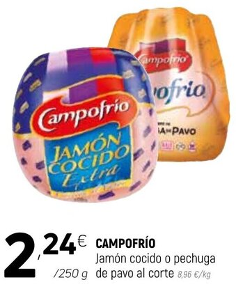 Coviran Campofrío Jamón cocido o pechuga de pavo al corte oferta