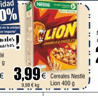 FROIZ Cereales nestle lion 400g oferta