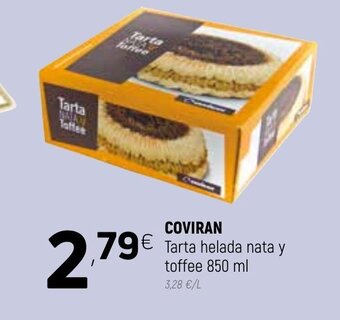Coviran Coviran Tarta helada nata y toffee 850ml oferta